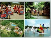 49733 W4472 Haren (Ems) - Ferienzentrum Schloß Dankern Fliegeraufnahme Surfbretter Tandemfahrzeuge