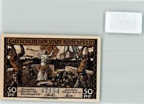 06749 O4400 Bitterfeld - Notgeld 50 Pfennig Brikettpressen-Raum