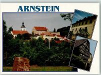97450 W8725 Arnstein , Unterfr - Rückseite mit Abschürfungen bzw Kleberesten