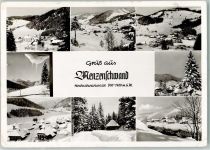 79837 W7821 Menzenschwand - Rückseite mit Abschürfungen bzw Kleberesten Winter Landschaften