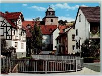 36217 W6447 Ronshausen - Rückseite mit Abschürfungen bzw Kleberesten