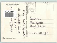 51515 W5067 Dürscheid - Kath. Pfarrkirche St. Nikolaus Rückseite mit Abschürfungen bzw Kleberesten