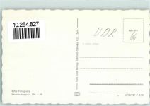 07973 O6600 Greiz - Rückseite mit Abschürfungen bzw Kleberesten