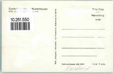 15755 O1601 Egsdorf b Königs Wusterhausen - Rückseite mit Abschürfungen bzw Kleberesten