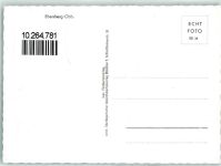 85560 W8017 Ebersberg , Oberbay Gebrauchsspuren Rückseite mit Abschürfungen und Kleberesten