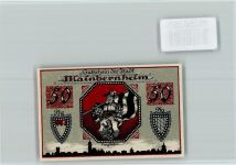 97350 W8717 Mainbernheim - Notgeld Franz Böhm Stadtwappen