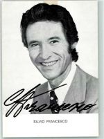 Silvio Francesco Originalautogramm Schlagersänger