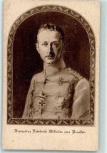 Kronprinz Friedrich Wilhelm AK Adel Kronprinzenpaar