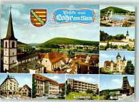 97816 W8770 Lohr a. Main - Kloster Maria Buchen Pius Kirche Berufsschule Schule I.G. Metall Schloß
