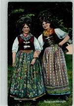 Verlag Gimm Nr. 23 AK Trachten Thüringen