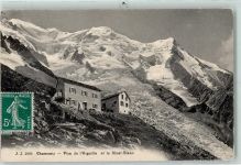 74400 Chamonix-Mont-Blanc 1911 - Plan de l'Aiguille et le Mont-Blanc