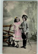 Serie 3479-6 Kind AK Kinder in Uniform 1908 Foto AK