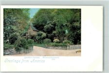1898 - Private Mailing Card - Quaker House