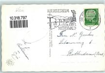 W6220 Rüdesheim am Rhein Kellerprobe AK Ort lt. Stempel Wein 1956 Foto AK