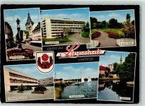59555 W4780 Lippstadt - Ev. Krankenhaus Ostendorf Gymnasium Margarethen See Bernhard Brunnen