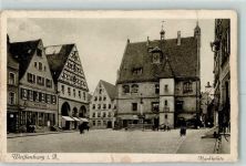 91781 W8832 Weißenburg i Bay - Marktplatz Marktbrunnen