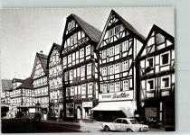 34212 W3508 Melsungen - Fachwerkhäuser Fritzlarer Straße Textilhaus Gaebler