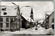 78147 W7741 Vöhrenbach Gebrauchsspuren Gasthaus Engel Winter