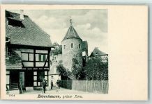 72070 W7400 Bebenhausen , Württ - Grüner Turm Fachwerkhaus