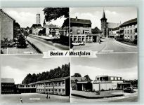 48361 W4413 Beelen Gebrauchsspuren Marienschule Kreissparkasse Spar und Darlehenskasse
