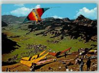 Tannheim Drachenfliegerplatz am Neunerköpfle AK Paragleiten 1989