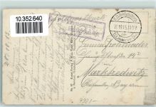 60950 Ermenonville 1915 - Kirche Feldpost WK I 10. Reserve-Div.