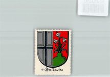 36037 W6400 Fulda - Vignette Wappen Kaffee Hag ca 1920-1940