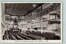 02708 O8701 Obercunnersdorf b Löbau - Kirche zu Obercunnersdorf Innenaufnahme