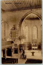 06343 O4274 Mansfeld , Südharz - Stadtkirche Altaransicht Taufbecken