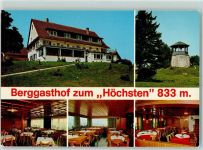 88636 W7797 Illmensee - Gasthaus Zum Höchsten Gastraum Aussichtsturm