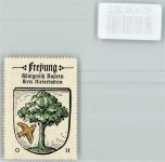 94078 W8393 Freyung , Niederbay - Vignette Wappen Kaffee Hag ca 1920-1940