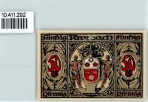 96317 W8640 Kronach , Oberfr - Notgeld