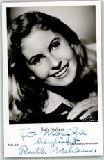 Ruth Niehaus Schauspielerin Autogramm Gebrauchsspuren