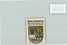 10115 O1130 Lichtenberg - Vignette Wappen Kaffee Hag ca 1920-1940