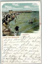 17419 O2251 Seebad Heringsdorf 1902 - Strandleben