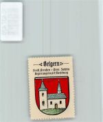 04874 O7293 Belgern b Torgau - Vignette Wappen Kaffee Hag 1920-1940