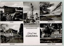 86757 W8862 Wallerstein - Schloß Dreifaltigkeitssäule Institut Schloß Moritz Hauptstraße