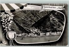 56346 W5422 St. Goarshausen - Weinrömer Weintrauben Rhein