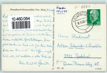 98746 O6421 Meuselbach - Schwimmbad Liegewiese Fahne Badegäste