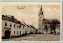 95692 W8591 Konnersreuth , Oberpf - Marktplatz Kirche Auto-Werkstätte
