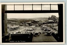 69483 W6948 Siedelsbrunn Gebrauchsspuren Gasthaus Morgenstern Gartenterrasse