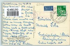 69483 W6948 Siedelsbrunn Gebrauchsspuren Gasthaus Morgenstern Gartenterrasse