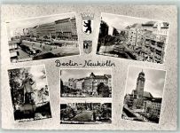 10115 W1000 Neukölln - Hermann Platz Jahn Park Denkmal Rathaus Doppeldeckerbus