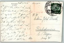 Kraft durch Freude WK II Schiffspoststempel