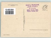 37447 W3426 Wieda - Gasthausstempel Gasthaus zur Post