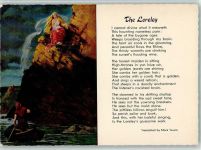 Verlag Edm. König 233e - Sage - Translated bei Mark Twain AK gute Erhaltung Loreley