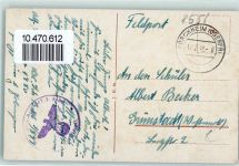 91344 W8551 Muggendorf , Oberfr Gebrauchsspuren Fränkische Schweiz Fels Stempel WK II