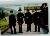 Kärmserborsch AK Verlag Grimm Trachten Thüringen 1914