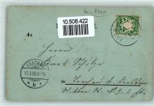 82467 W8100 Partenkirchen Mondschein Hochgebirgsvilla Schachen AK