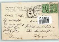 Namenstag - AK Flecken Schwalbe 1906 Prägedruck